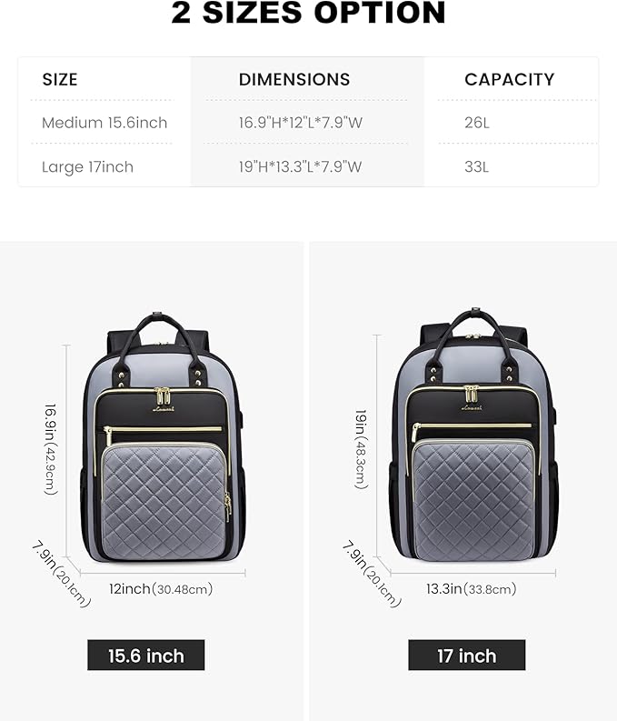 LOVEVOOK Laptop Backpack, High-Strength Tear-Resistant and Waterproof Oxford - Image 7