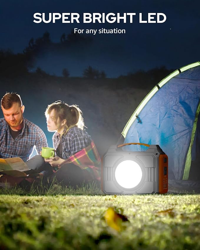 Apowking Portable Solar Powered Generator 300W Rated, - Image 6