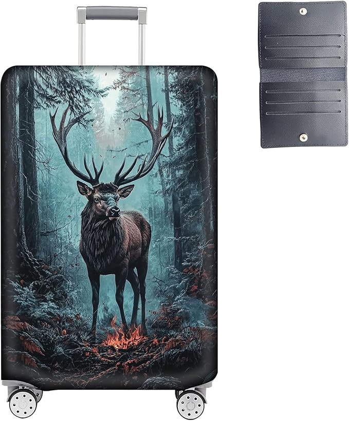 Luggage Cover Protector for 19-20 Inch Suitcases, TSA Approved Elastic Travel by Unknown