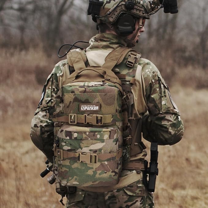 EXCELLENT ELITE SPANKER Tactical MOLLE Hydration Backpack Water Bladder Carrier - Image 7