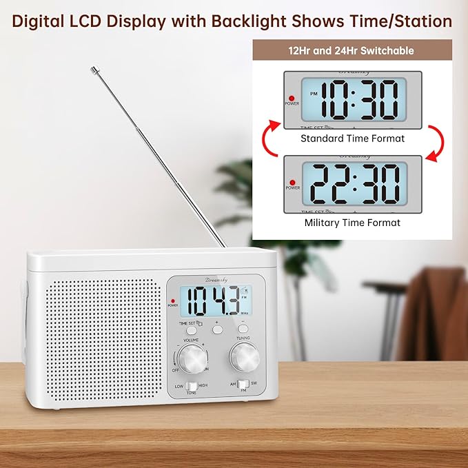 DreamSky AM FM Radio Portable - Image 4