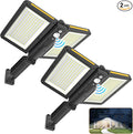 ropelux Solar Outdoor Lights, 6000LM Motion Sensor Outdoor Light Double Big by Ropelux
