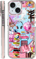Case for iPhone 13/14, Cover Holiday Trip World Map Phone Case Design，for Women by Toulas