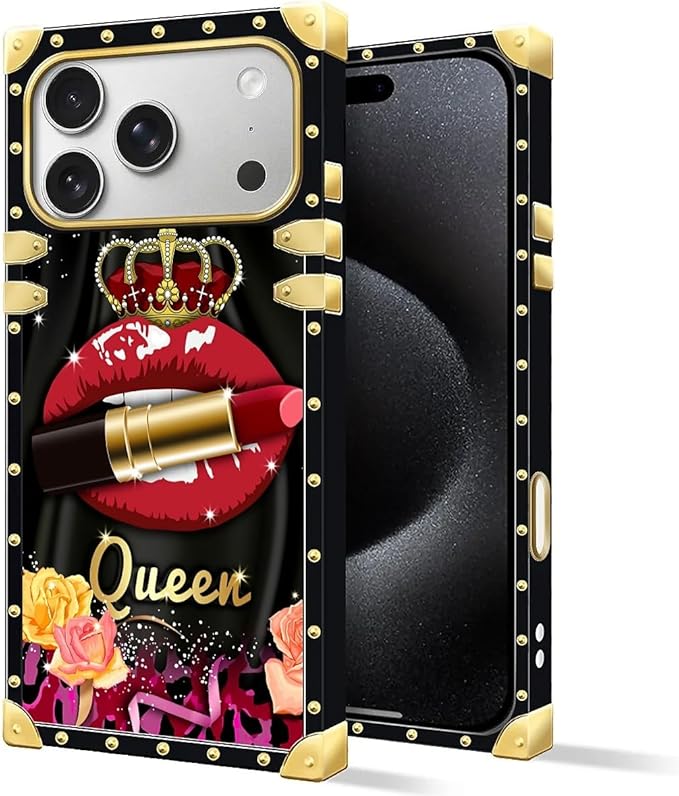 for iPhone 17 Pro Max Case Luxury Golden Decoration - Image 2