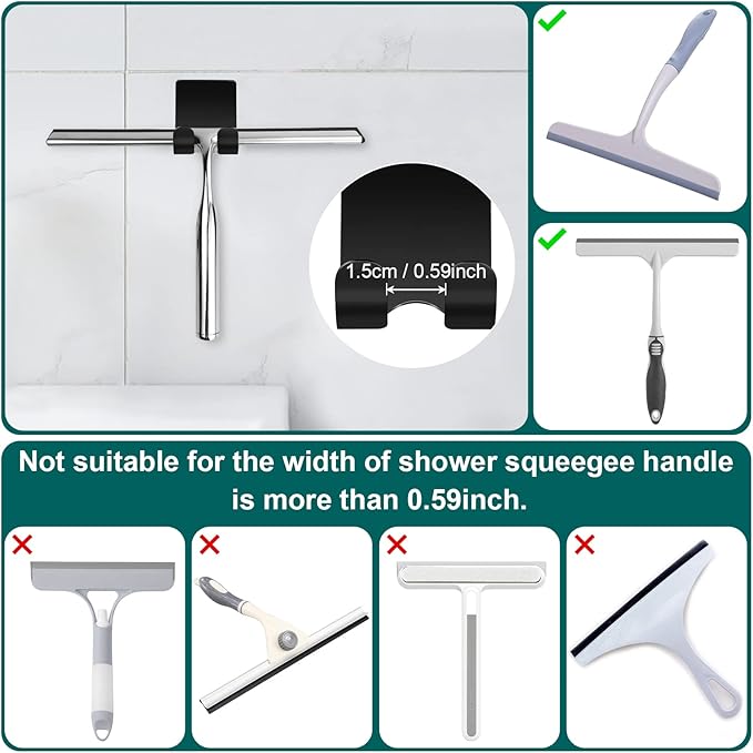 CGBE Razor Holder for Shower, 4 Packs Self Adhesive Shaver Holder Hanger Hooks - Image 5