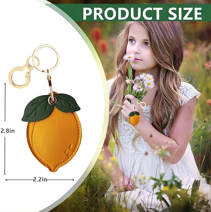 Leather Keychain Holder Case Compatible - Image 2
