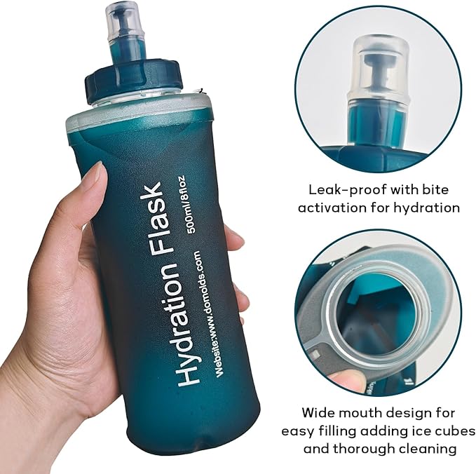 Soft Flask 700ML, TPU Collapsible Soft Water Bottle - Image 3