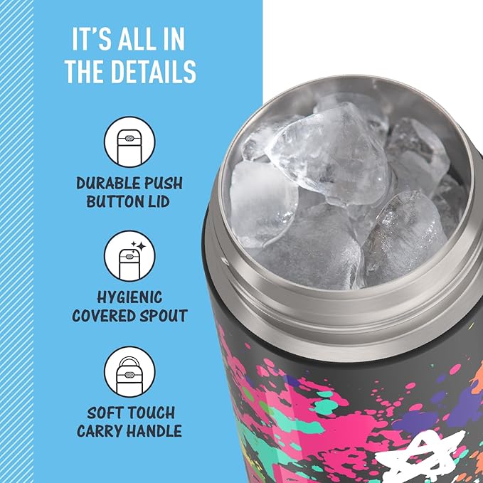 THERMOS FUNTAINER 16 Ounce Stainless Steel Vacuum Insulated Bottle - Image 4