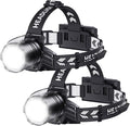 Super Bright Headlamp 2-Pack, Rechargeable 99000 Lumens Head Lamps by HeadlampRechargeable