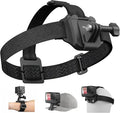 TELESIN Head Strap Mount with Cap Clip, Quick Release Head Belt Mount by telesin