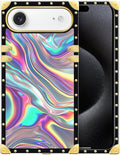 for iPhone 17 Air Case Luxury Golden Decoration by Unknown