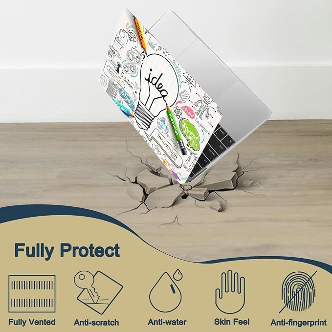 Laptop Case for New MacBook Pro 13 inch M1 M2 2016-2022 Release, Arts Pro 13.3" - Image 5