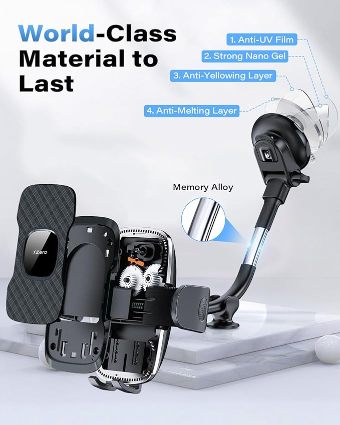 1Zero Solid Car Truck Phone Mount Holder - Image 6