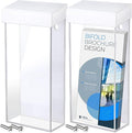 Remerry Acrylic Outdoor Brochure Holder 4 x 9 Inch Waterproof Wall Mount by Remerry