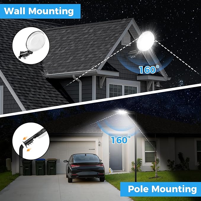 150W LED Barn Light, 4 Pack 21000LM Dusk to Dawn Outdoor Lighting, Yard Lights - Image 6