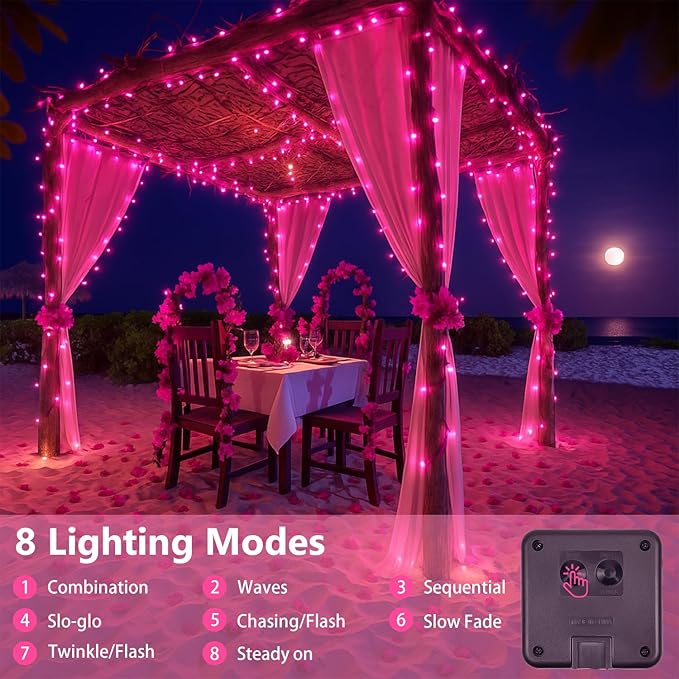 Extra-Long 144FT Solar String Lights - Image 4