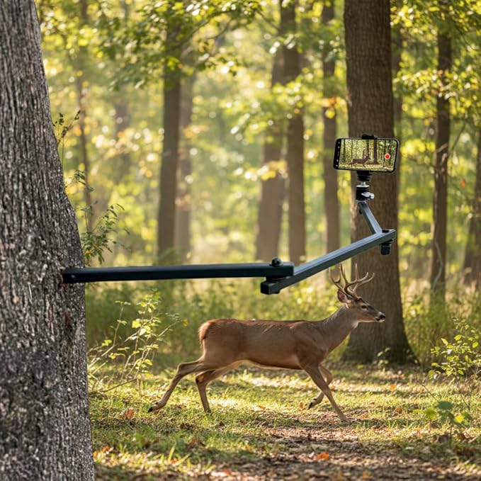 Tree Stand Phone Mount for Hunting, Treestand Phone Holder for Self Filming - Image 4