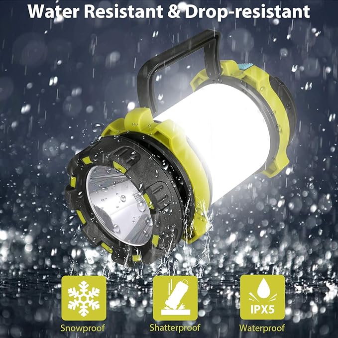 BOBKID 2 Pack Camping Lantern, Outdoor LED Camping Light, Rechargeable - Image 5