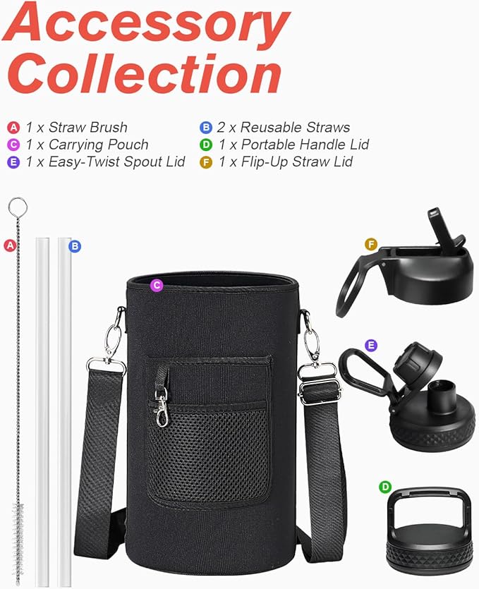 Coolflask 128 oz Gallon Water Bottle Insulated - Image 7