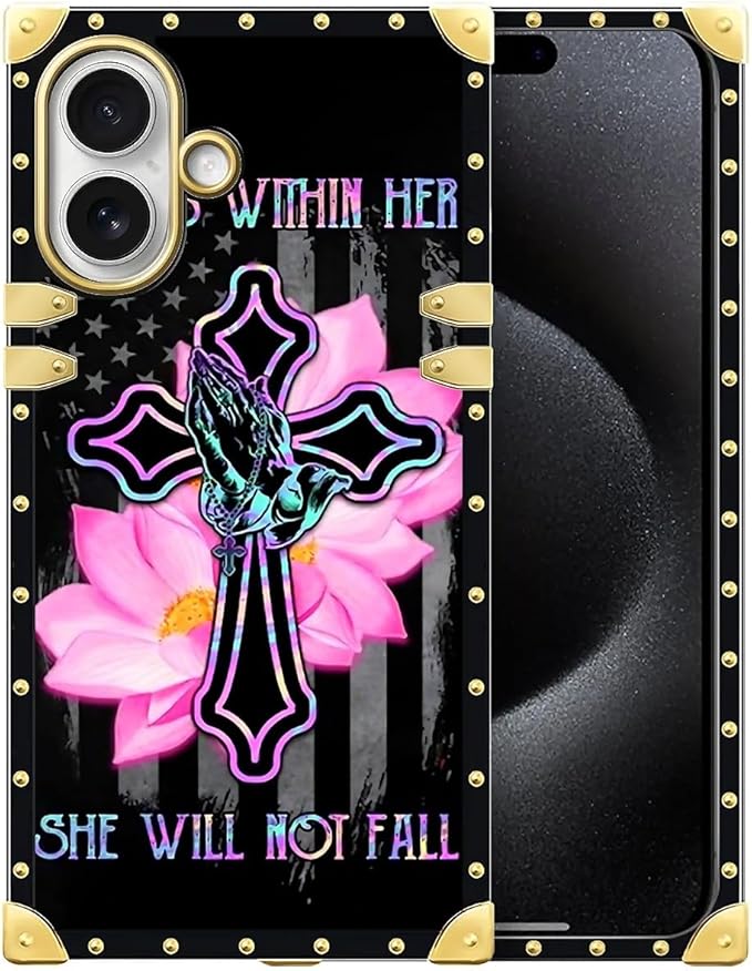 for iPhone 17 Case Luxury Golden Decoration by Unknown