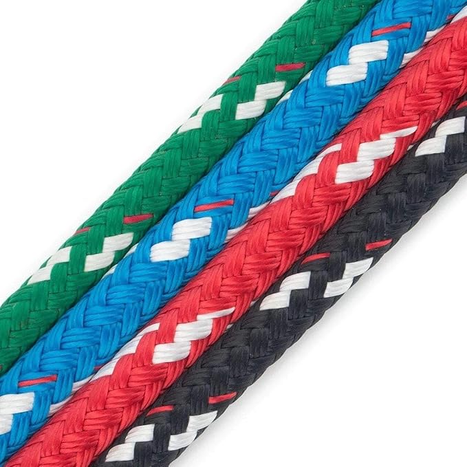 New England Ropes 1/4in Sta-Set Solid Red 30 Feet Long - Image 2