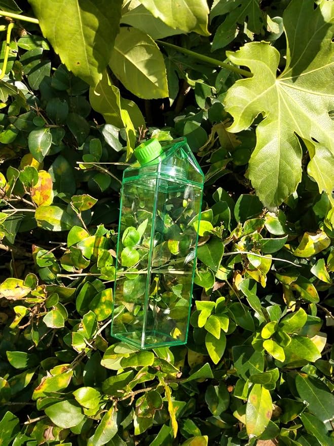 Jinberry 500ml/17Oz Cute Leakproof Green Milk Carton Water Bottle Portable - Image 5
