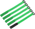 MECCANIXITY 5Pcs Reusable Battery Tie Down Straps, 0.8x12" Green Nylon by MECCANIXITY
