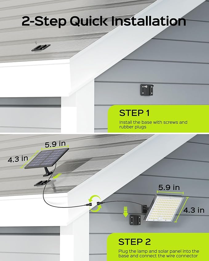 JACKYLED Solar Lights Outdoor - Image 7