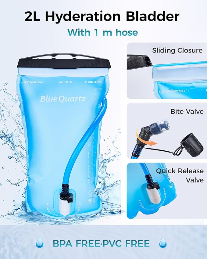 Blue Quartz Hydration Backpack - Image 6