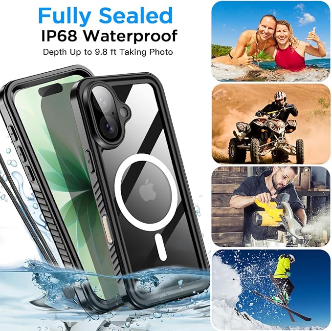 AICase for iPhone 17 Case Waterproof Clear - Image 5