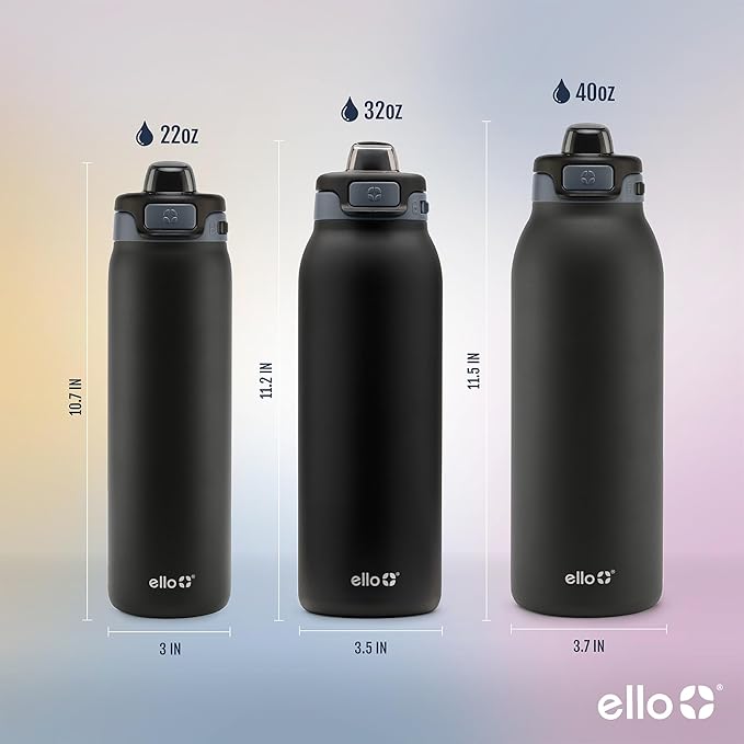 Ello Pop & Fill 40oz Stainless Steel Water Bottle - Image 5