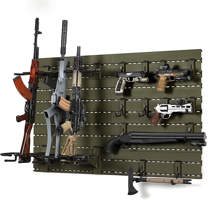 Savior Equipment Wall Rack System Heavy-Duty Steel Tactical Rifle Carbine by SaviorEquipment