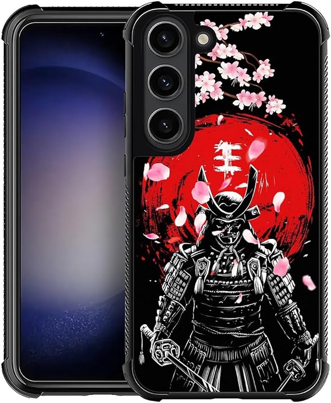 for Samsung Galaxy S23 Plus Case, Sakura Japanese Samurai Pattern Graphic by FKBRCL4U