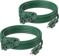 BN-LINK 2-Pack 15Ft Outdoor Extension Cord by BN-LINK