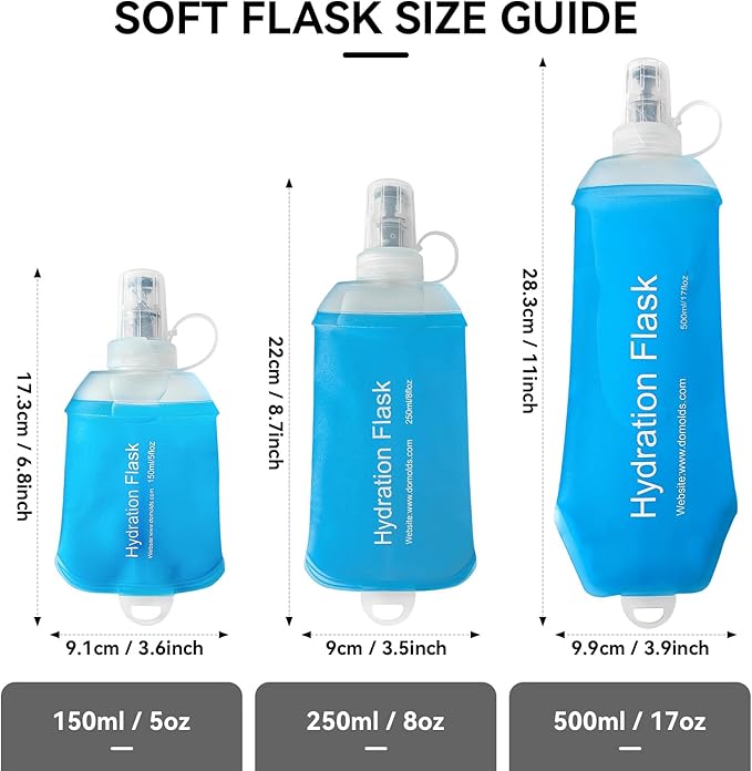 500ml Soft Flask Soft Water Bottle - Image 2