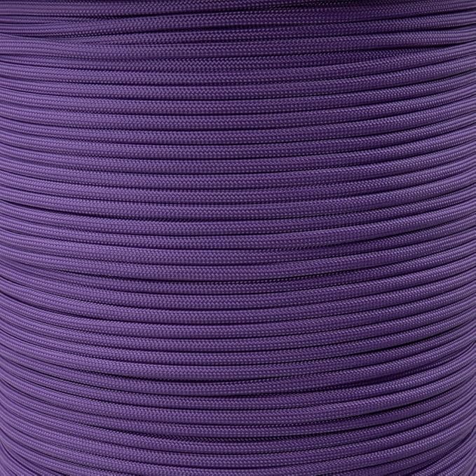 Paracord Planet Solid Color 550lb Paracord – 7 Strand Type III Nylon Cord by ParacordPlanet