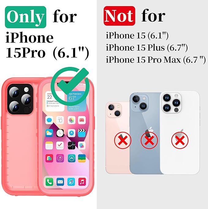 Cozycase for iPhone 15 Pro Max Waterproof Shockproof Dustproof Case - Image 2