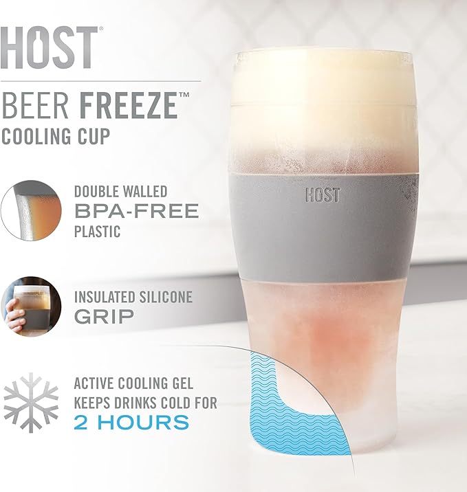 Host Freeze Beer Glasses, Freezable Beer Gifts - Image 4