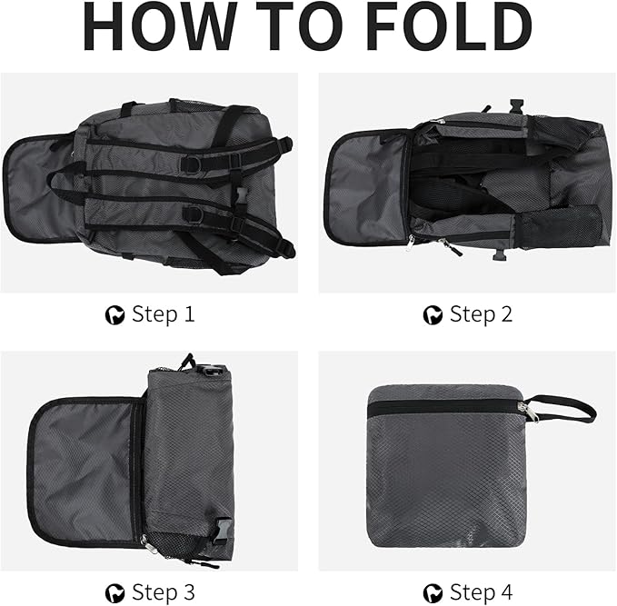 Small Hiking Backpack Travel Lightweight Hiking Packable Daypack - Image 5