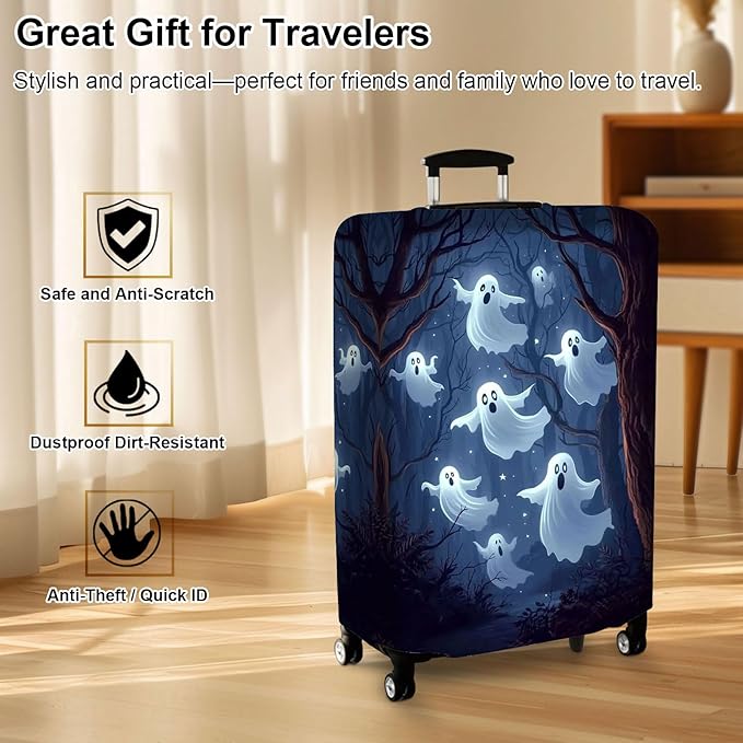 Luggage Cover Protector for 30-32 Inch Suitcases, TSA Approved Elastic Travel - Image 7