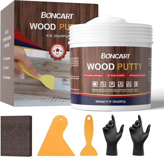 Boncart 32oz Wood Filler Putty by BONCART