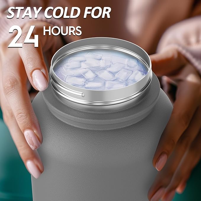 Navigate 40 oz Insulated Stainless Steel Sports Water Bottle - Image 7