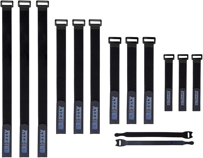 Officewerks Reusable Fastening Cable Straps and Ties, Variety Sizes Assorted 12 - Image 4