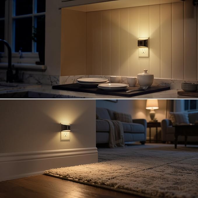 DORESshop LED Night Light, Night Lights Plug into Wall, 3 Mode Plug in Night - Image 7