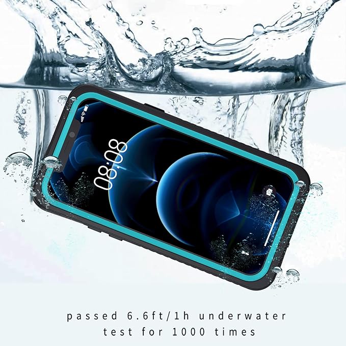 Lanhiem for iPhone 12 Case, Waterproof Dustproof Shockproof Case - Image 5