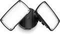 LUTEC 32W 3500LM Integrated Dual-Head LED Flood Light Outdoor, Switch by LUTEC