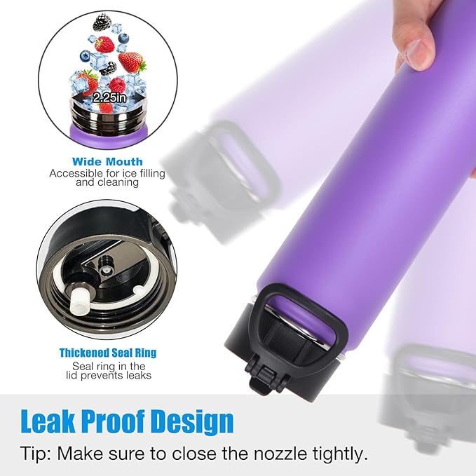 Volhoply 24oz Insulated Water Bottle - Image 4