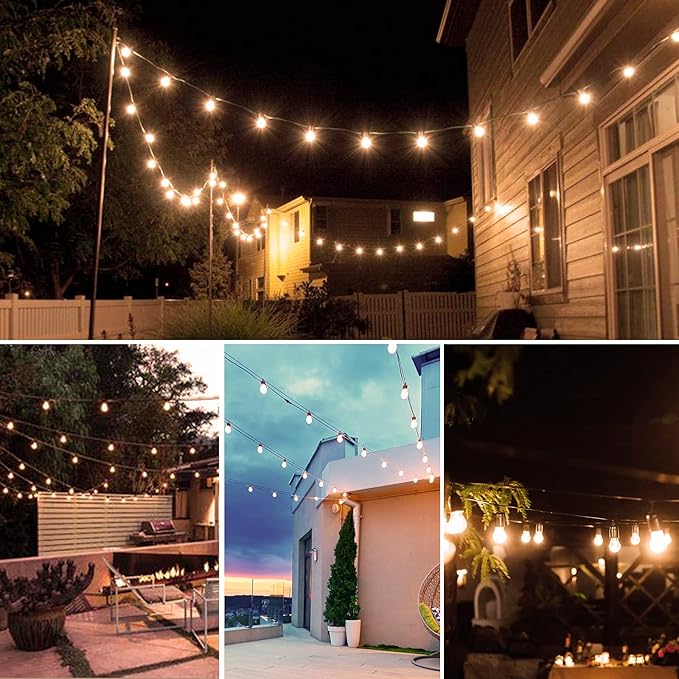 S14 LED Outdoor String Lights, Shatterproof IP65 27Ft - Image 6