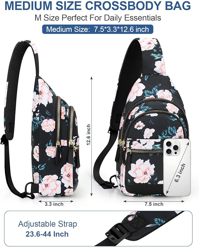 Capolo Sling Bag for Women Men Waterproof Crossbody Bags for Women Trendy - Image 3