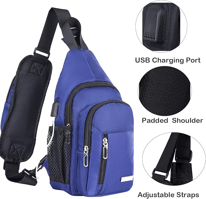 JENAGREEN Waterproof Sling Backpack Crossbody Sling Bag, Cross Bag Adjustable - Image 8